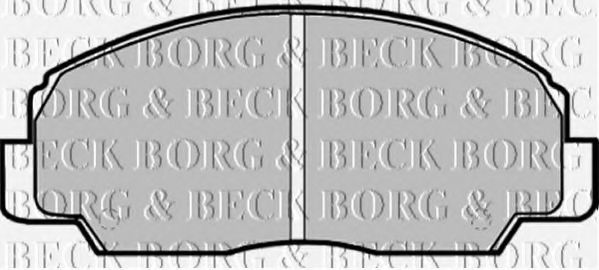 BBP1592 BORG+%26+BECK Brake Pad Set, disc brake