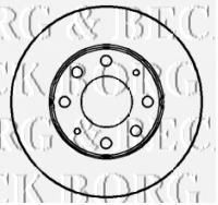 BBD4156 BORG+%26+BECK Brake System Brake Disc