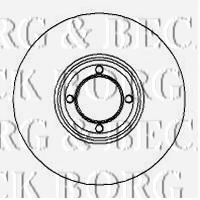 BBD4240 BORG+%26+BECK Brake System Brake Disc