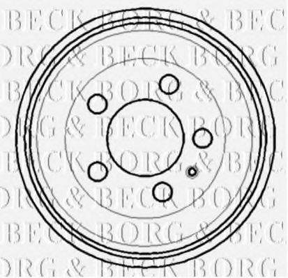 BBR7114 BORG+%26+BECK Brake System Brake Drum