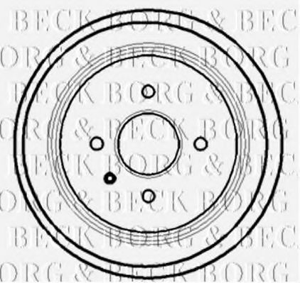 BBR7127 BORG+%26+BECK Brake System Brake Drum