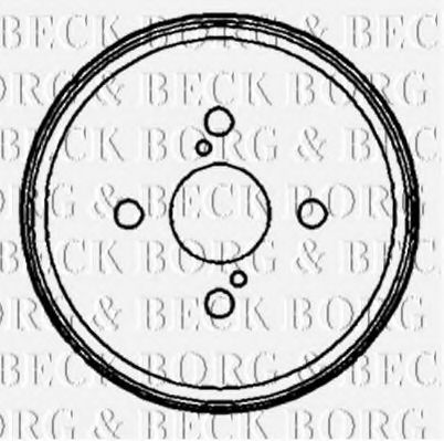BBR7130 BORG+%26+BECK Bremstrommel