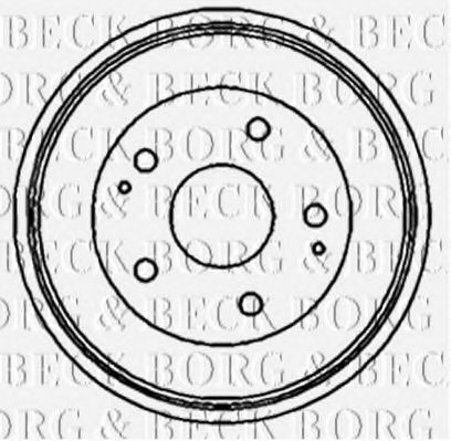 BBR7147 BORG+%26+BECK Brake System Brake Drum