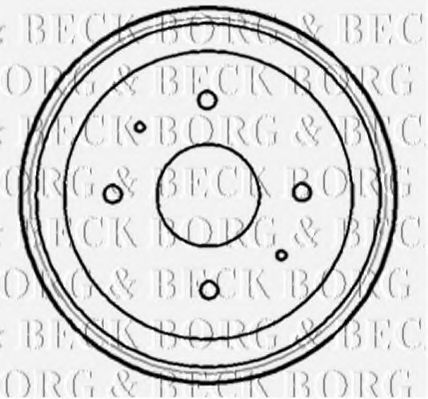 BBR7161 BORG+%26+BECK Brake Drum