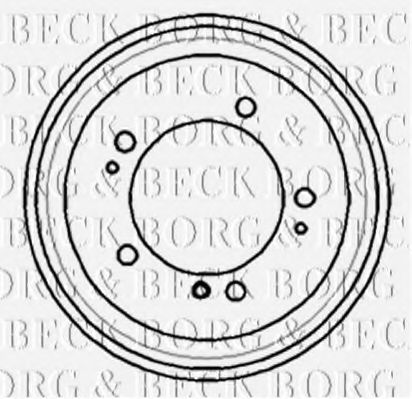 BBR7170 BORG+%26+BECK Brake System Brake Drum