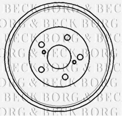 BBR7179 BORG+%26+BECK Brake Drum