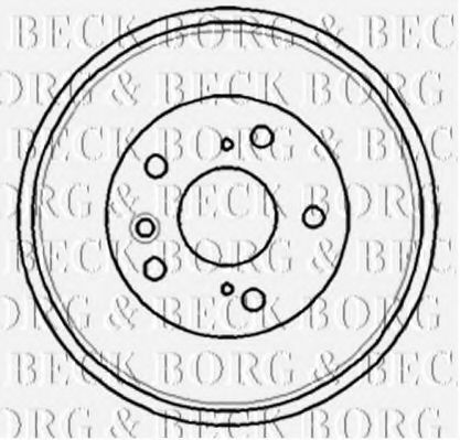 BBR7181 BORG+%26+BECK Brake System Brake Drum