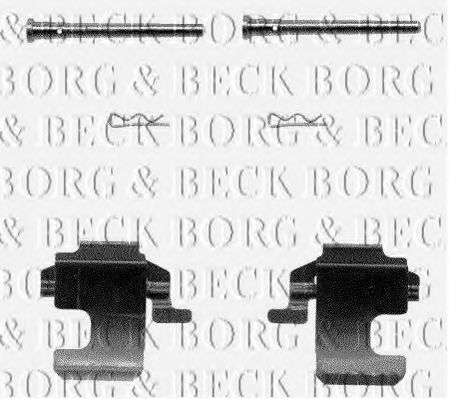 BBK1029 BORG+%26+BECK Brake System Accessory Kit, disc brake pads