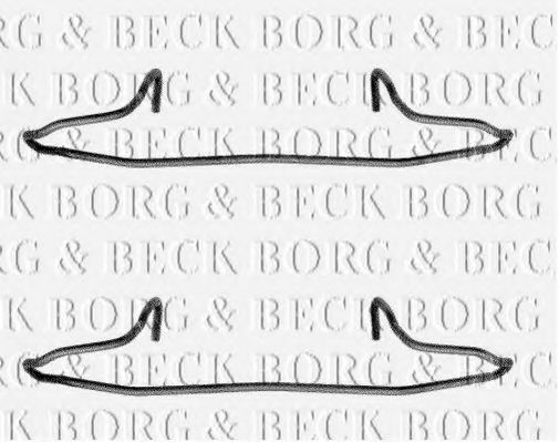 BBK1040 BORG+%26+BECK Accessory Kit, disc brake pads
