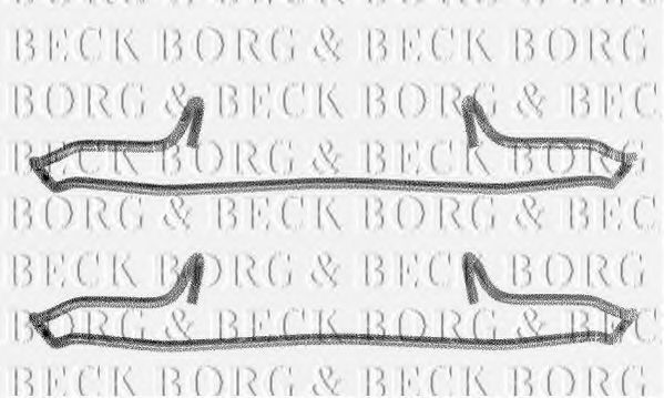 BBK1091 BORG+%26+BECK Accessory Kit, disc brake pads
