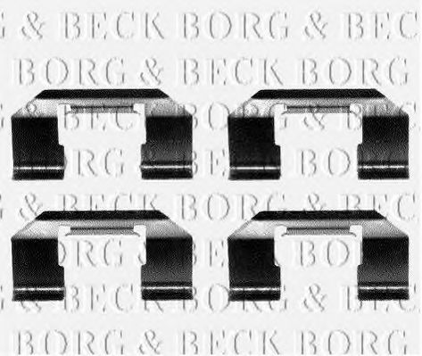 BBK1109 BORG+%26+BECK Accessory Kit, disc brake pads