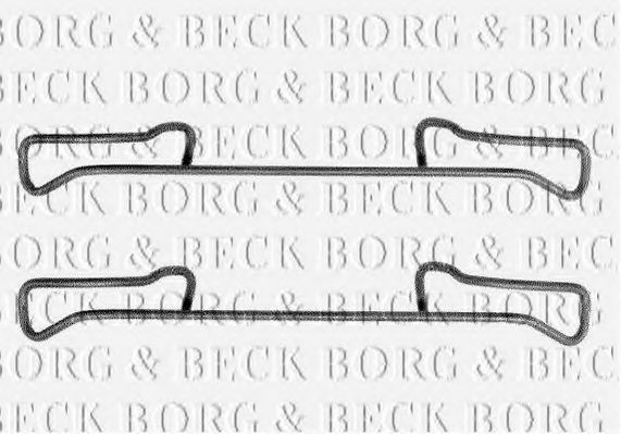 BBK1178 BORG+%26+BECK Accessory Kit, disc brake pads