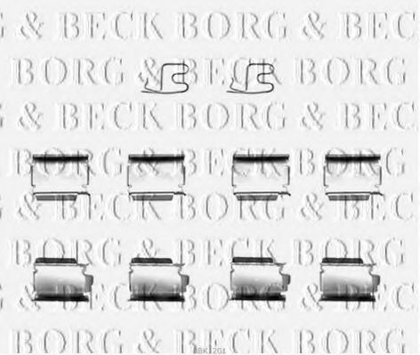 BBK1201 BORG+%26+BECK Brake System Accessory Kit, disc brake pads