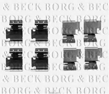 BBK1209 BORG+%26+BECK Accessory Kit, disc brake pads