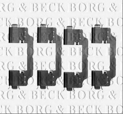 BBK1217 BORG+%26+BECK Accessory Kit, disc brake pads