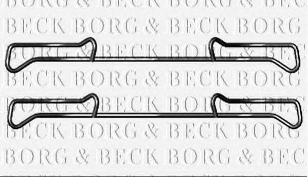 BBK1219 BORG+%26+BECK Brake System Accessory Kit, disc brake pads