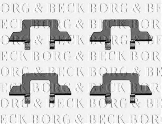 BBK1220 BORG+%26+BECK Brake System Accessory Kit, disc brake pads
