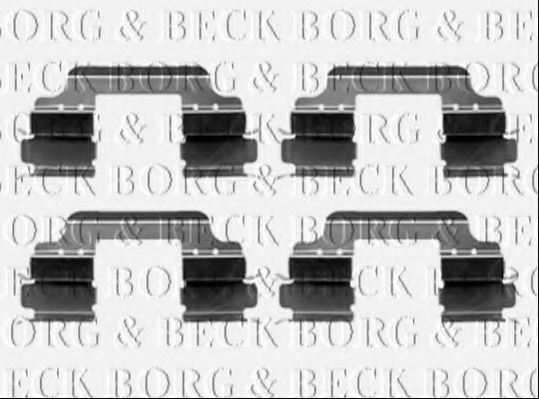 BBK1237 BORG+%26+BECK Accessory Kit, disc brake pads