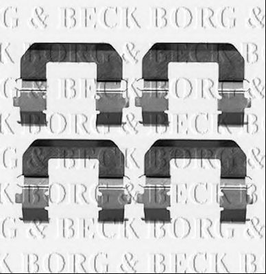 BBK1238 BORG+%26+BECK Accessory Kit, disc brake pads