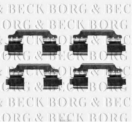 BBK1240 BORG+%26+BECK Accessory Kit, disc brake pads