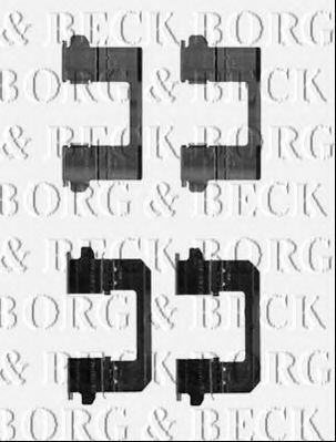 BBK1256 BORG+%26+BECK Accessory Kit, disc brake pads