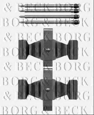 BBK1272 BORG+%26+BECK Accessory Kit, disc brake pads