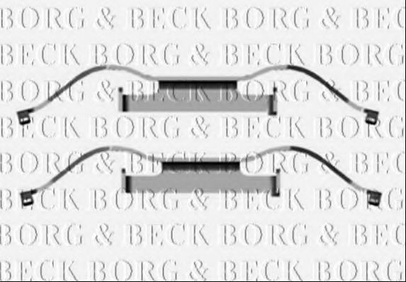 BBK1281 BORG+%26+BECK Brake System Accessory Kit, disc brake pads