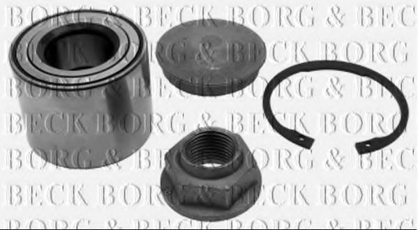 BBK1282 BORG+%26+BECK Accessory Kit, disc brake pads