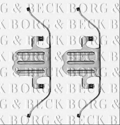 BBK1290 BORG+%26+BECK Accessory Kit, disc brake pads