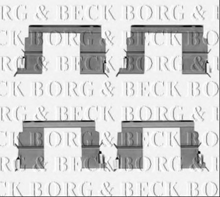 BBK1317 BORG+%26+BECK Accessory Kit, disc brake pads