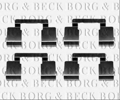 BBK1371 BORG+%26+BECK Accessory Kit, disc brake pads