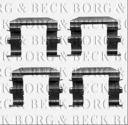 BBK1378 BORG+%26+BECK Тормозная система Комплектующие, колодки дискового тормоза