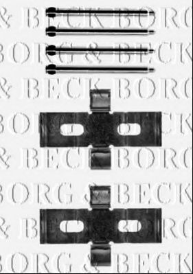 BBK1433 BORG+%26+BECK Accessory Kit, disc brake pads