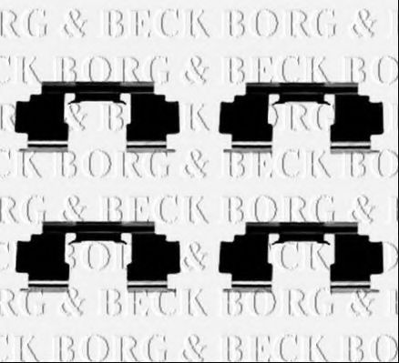 BBK1436 BORG+%26+BECK Accessory Kit, disc brake pads