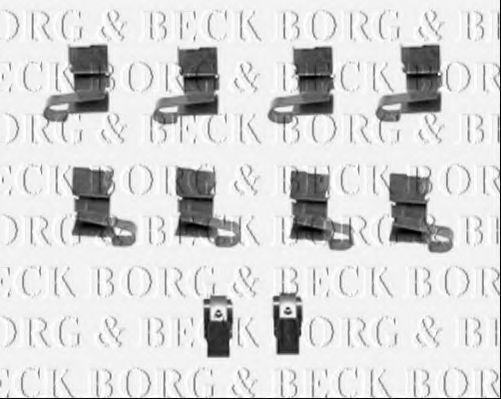 BBK1445 BORG+%26+BECK Accessory Kit, disc brake pads