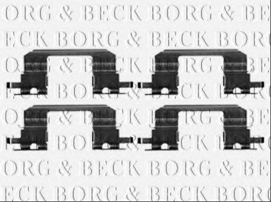 BBK1447 BORG+%26+BECK Accessory Kit, disc brake pads