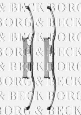 BBK1463 BORG+%26+BECK Brake System Accessory Kit, disc brake pads