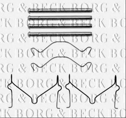 BBK1486 BORG+%26+BECK Accessory Kit, disc brake pads