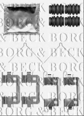 BBK1502 BORG+%26+BECK Accessory Kit, disc brake pads
