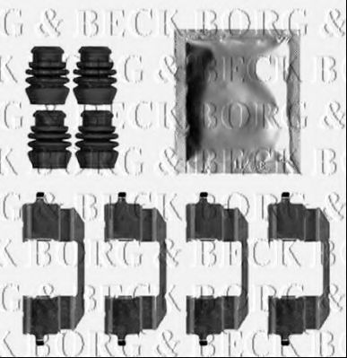 BBK1524 BORG+%26+BECK Accessory Kit, disc brake pads
