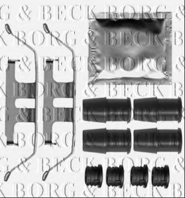 BBK1529 BORG & BECK Accessory Kit, disc brake pads