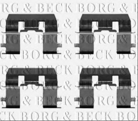 BBK1533 BORG+%26+BECK Accessory Kit, disc brake pads