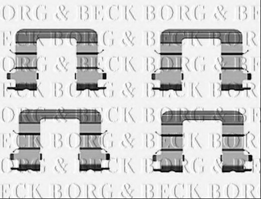 BBK1537 BORG+%26+BECK Accessory Kit, disc brake pads