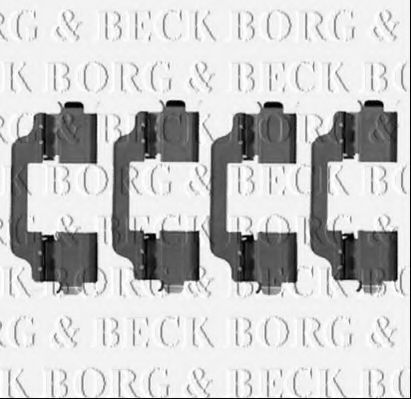 BBK1539 BORG & BECK Accessory Kit, disc brake pads
