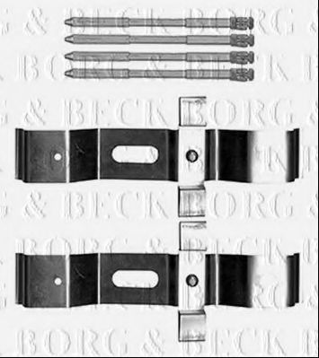 BBK1557 BORG+%26+BECK Brake System Accessory Kit, disc brake pads