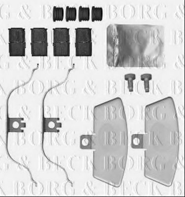 BBK1560 BORG+%26+BECK Accessory Kit, disc brake pads