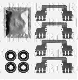 BBK1567 BORG+%26+BECK Brake System Accessory Kit, disc brake pads