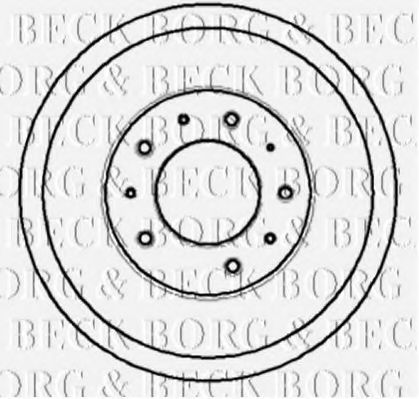 BBR7032 BORG+%26+BECK Brake Drum