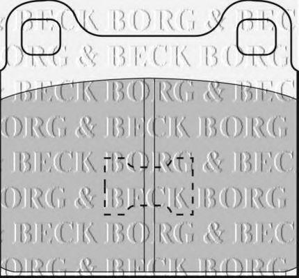 BBP1001 BORG+%26+BECK Brake Pad Set, disc brake