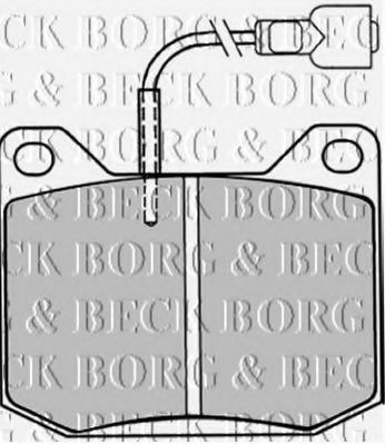 BBP1016 BORG+%26+BECK Brake Pad Set, disc brake